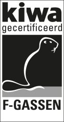 Kiwa gecertificeerd F-gassen logo