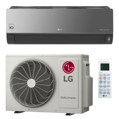 LG artcool black mirror airco